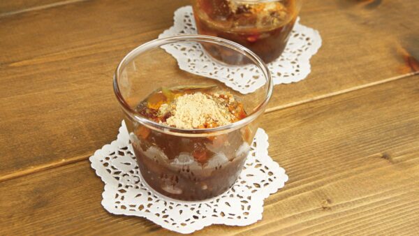 黒蜜＆きな粉の十六茶ゼリー