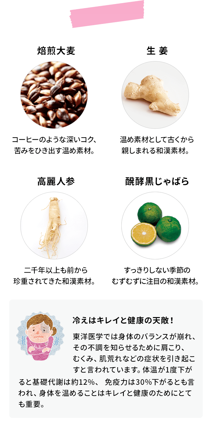 冷えはキレイと健康の天敵！